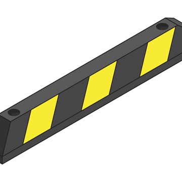 black and yellow kerb