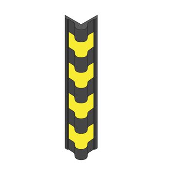 black and yellow bullnose protector