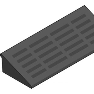 black kerb ramp