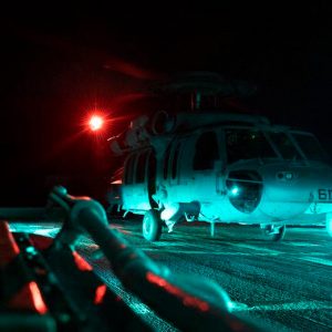 military landing