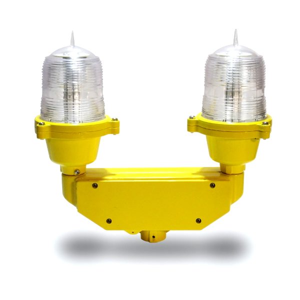 yellow led based low intensity obstruction lights