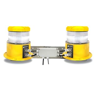 yellow ledbased medium intensity double obstruction light