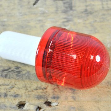 red cone light
