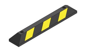 black and yellow kerb