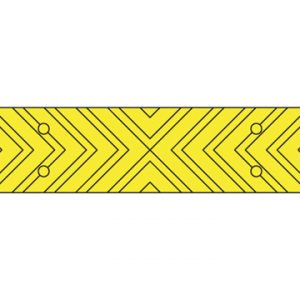 yellow chevron strip