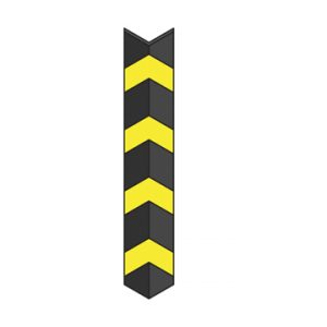 black and yellow straight corner protector