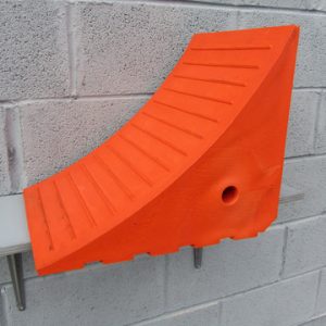 red pu dumper truck chock