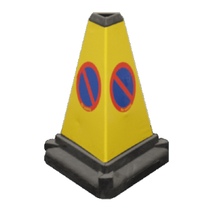 yellow bollard