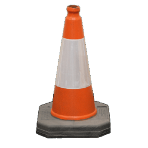 orange traffic cone