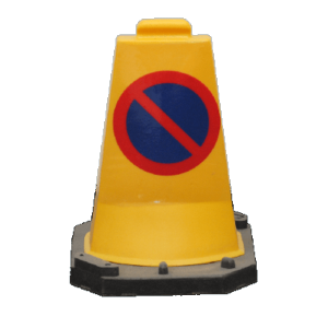 mini signed traffic cone