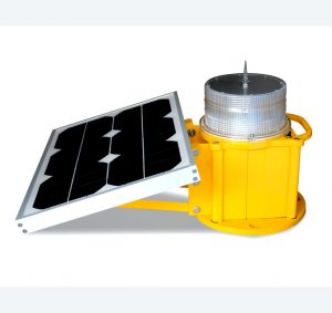 solar lamp low intensity obstruction light