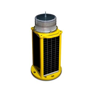 solar based low intensity obstruction light