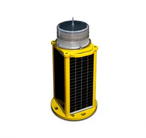 solar based low intensity obstruction light