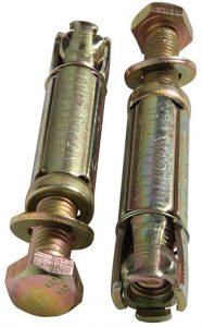 pair concrete fixings for speed ramps