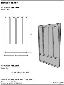trailer flaps