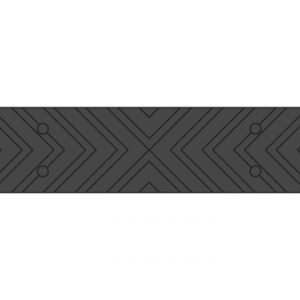 black chevron strip