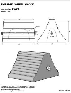 hollow pyramid chock