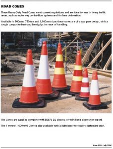 road cones