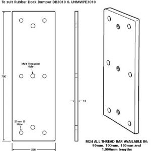 rubber dock bumper