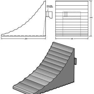 wheel chock with handle